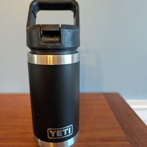 YETI Black Stainless Steel Bottle